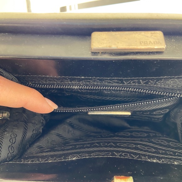 Vintage Prada Black Shoulder Purse - Picture 8 of 15